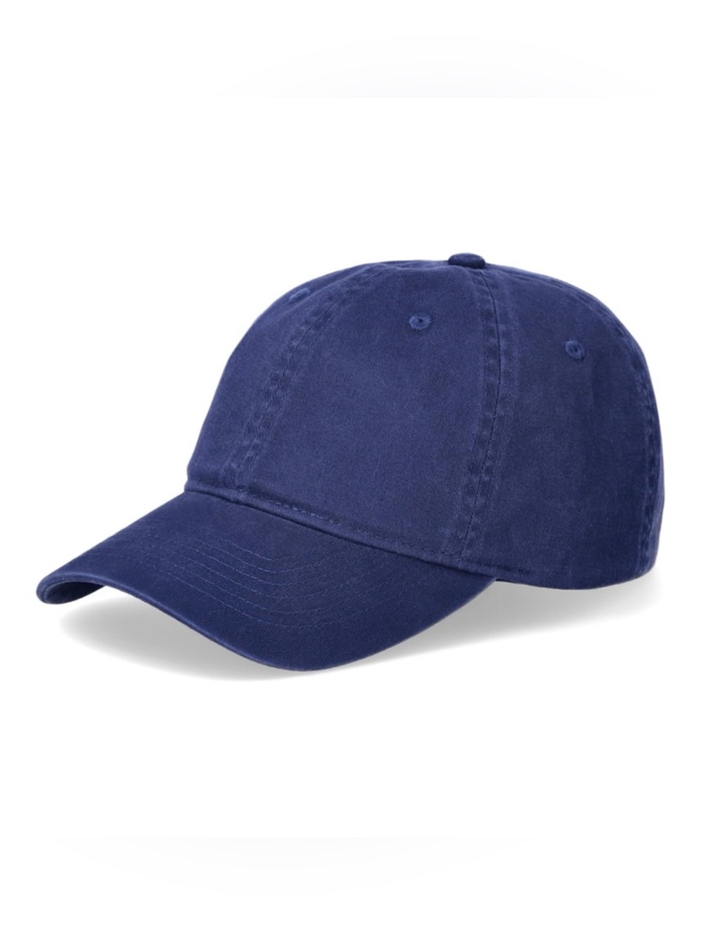 George Men’s Solid Cotton Twill Baseball Cap Blue Cove